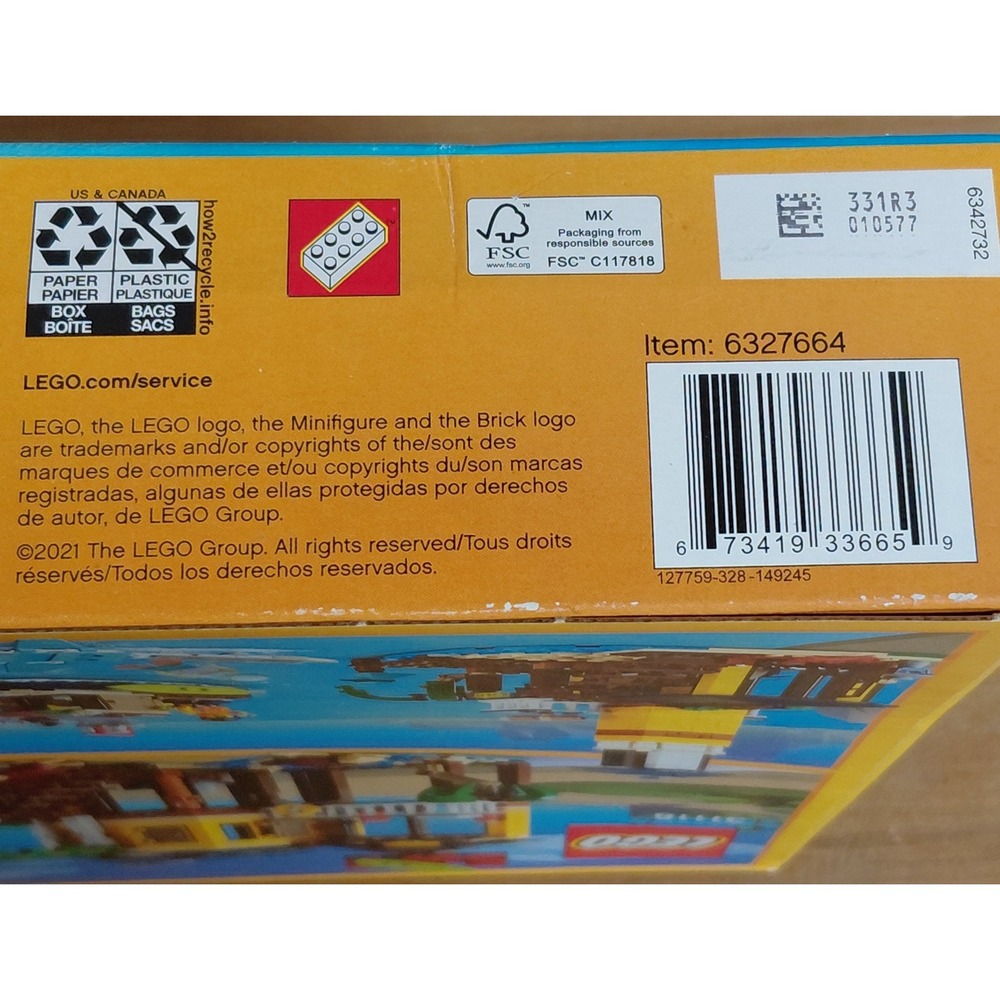 LEGO Creator 3-in-1 31118 Surfer Beach House 564 Pieces Retired Set - Picture 5 of 8